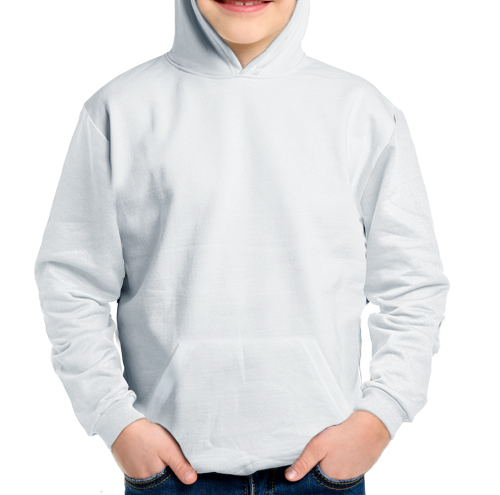 moletom infantil branco