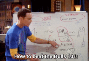 Sheldon Cooper escrevendo em um quadro