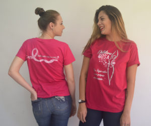 modelo de camiseta da Disque Camisetas para a Rede Feminina